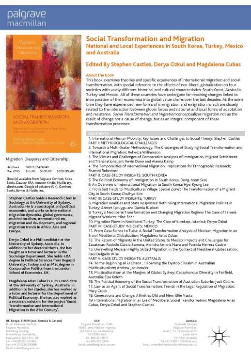 Social Transformation and Migration Flyer